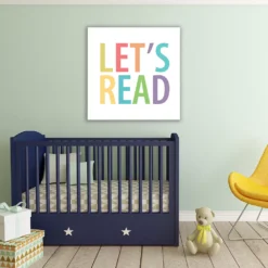 COURTSIDE MARKET Let's Read Canvas Wall Art 9 COURTSIDE MARKET Let's Read Canvas Wall Art -Home Decor Discount Store 5669713 ALT3