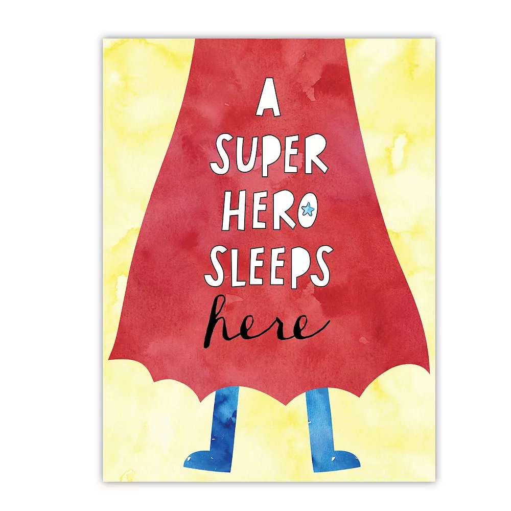 Courtside Market A Superhero Sleeps Here Canvas Art Wall Decor 3 Courtside Market A Superhero Sleeps Here Canvas Art Wall Decor