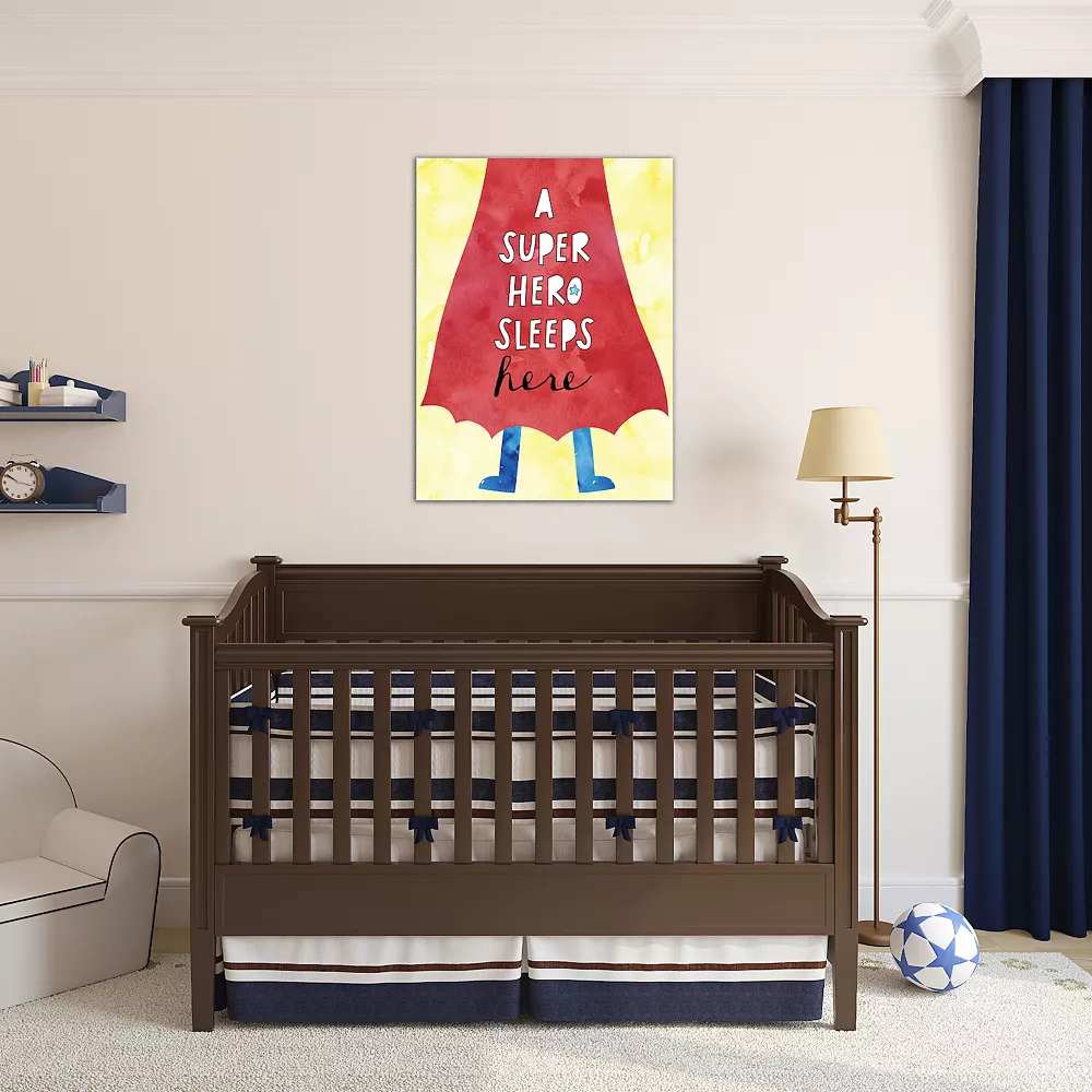 Courtside Market A Superhero Sleeps Here Canvas Art Wall Decor 5 Courtside Market A Superhero Sleeps Here Canvas Art Wall Decor - Image 3