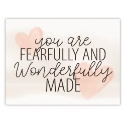 Courtside Market "Wonderfully Made" Canvas Art Wall Decor