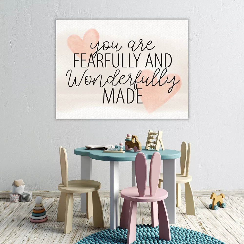 Courtside Market "Wonderfully Made" Canvas Art Wall Decor 6 Courtside Market "Wonderfully Made" Canvas Art Wall Decor - Image 4