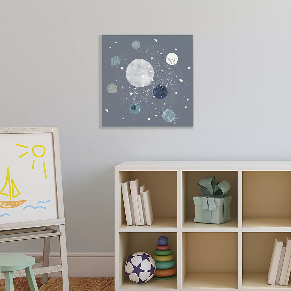 Courtside Market Planets Canvas Art Wall Decor 4 Courtside Market Planets Canvas Art Wall Decor - Image 2