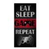 Courtside Market Eat Sleep Repeat Game Red Canvas Art Wall Decor -Home Decor Discount Store 5669779