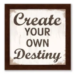 Courtside Market Create Your Own Destiny Framed Wall Decor