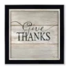 Courtside Market Give Thanks Framed Wall Decor -Home Decor Discount Store 5698346