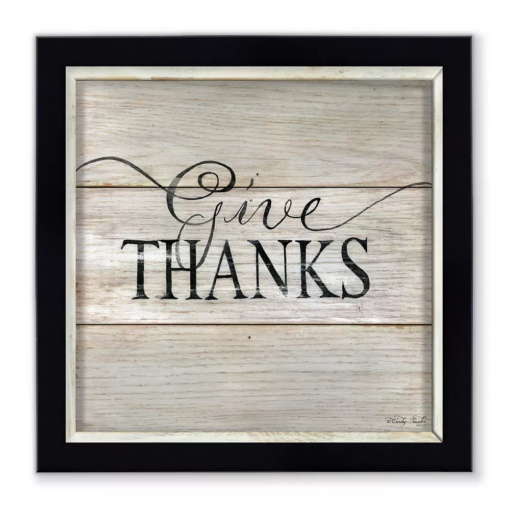 Courtside Market Give Thanks Framed Wall Decor 3 Courtside Market Give Thanks Framed Wall Decor