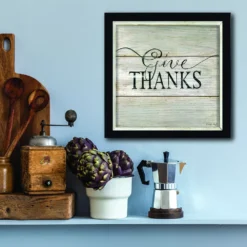 Courtside Market Give Thanks Framed Wall Decor 5 Courtside Market Give Thanks Framed Wall Decor -Home Decor Discount Store 5698346 ALT