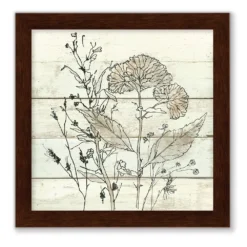 Courtside Market Dried Flower Study I Framed Wall Decor