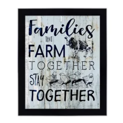 Courtside Market Life Is Better Farm Framed Wall Decor