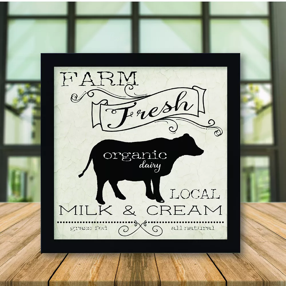 Courtside Market Milk And Cream Framed Wall Decor 4 Courtside Market Milk And Cream Framed Wall Decor - Image 2
