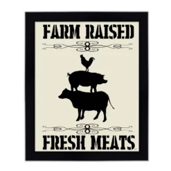 Courtside Market Farm Raised Framed Wall Decor