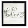 Courtside Market Believe Framed Wall Decor