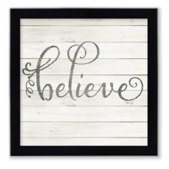 Courtside Market Believe Framed Wall Decor