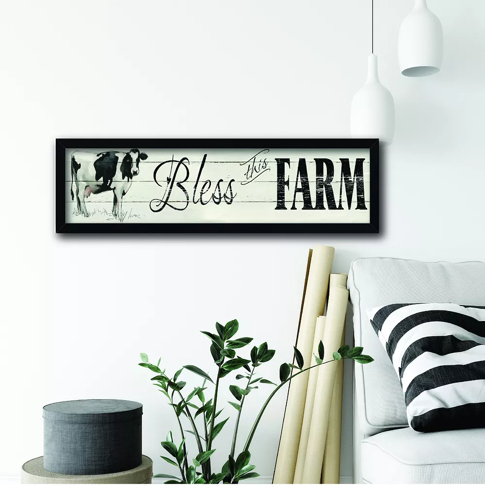 Courtside Market Bless This Farm Framed Wall Decor 4 Courtside Market Bless This Farm Framed Wall Decor - Image 2