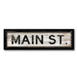 Courtside Market Main Street Framed Wall Decor