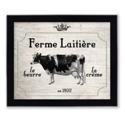 Courtside Market La Creme Framed Wall Decor