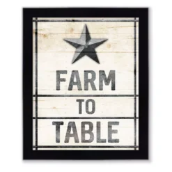 Courtside Market Star Farm Framed Wall Decor