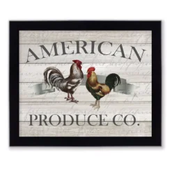 Courtside Market American Produce Framed Wall Decor