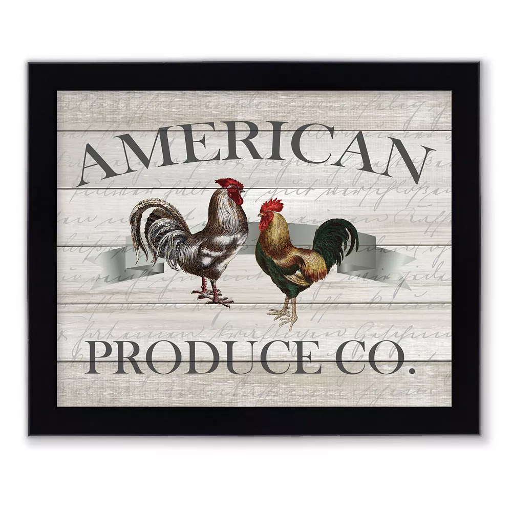 Courtside Market American Produce Framed Wall Decor 3 Courtside Market American Produce Framed Wall Decor