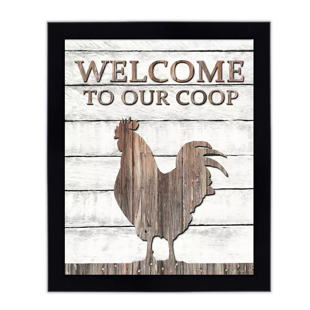 Courtside Market Welcome To Our Coop Framed Wall Decor 3 Courtside Market Welcome To Our Coop Framed Wall Decor