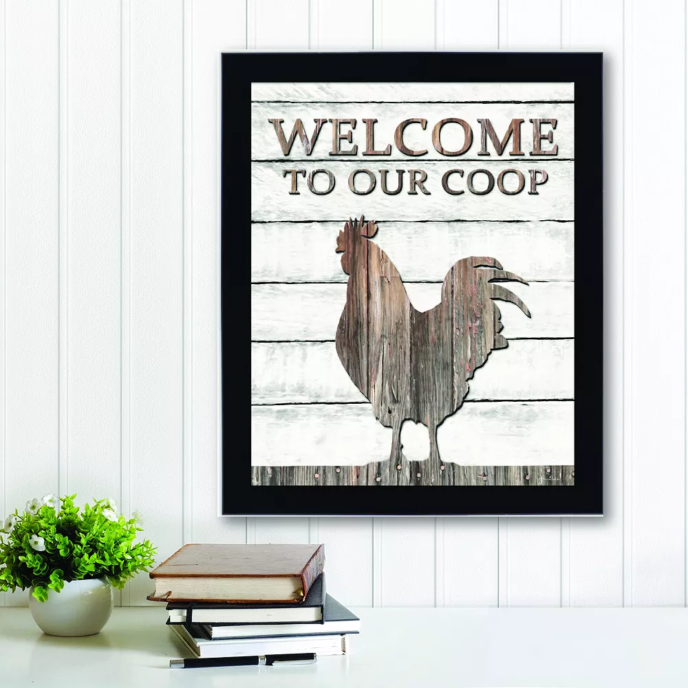 Courtside Market Welcome To Our Coop Framed Wall Decor 4 Courtside Market Welcome To Our Coop Framed Wall Decor - Image 2