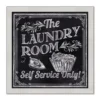 Courtside Market Laundry Room Framed Wall Decor -Home Decor Discount Store 5698516