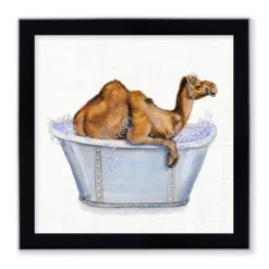 Courtside Market Bathing Beauty III Framed Wall Decor