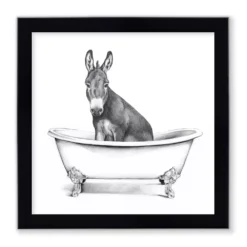 Courtside Market Clawfoot Critter Iv Framed Wall Decor