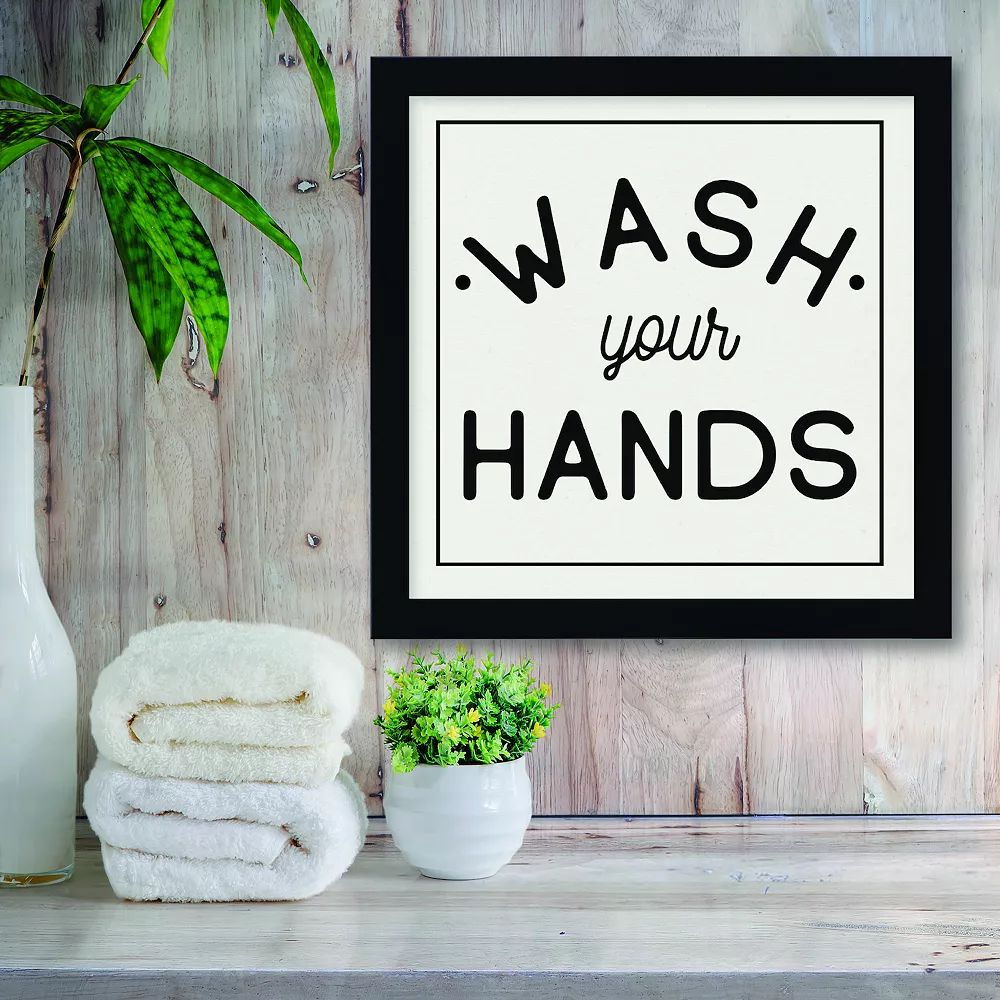 Courtside Market Bathroom Rules I Sq Framed Wall Decor 4 Courtside Market Bathroom Rules I Sq Framed Wall Decor - Image 2