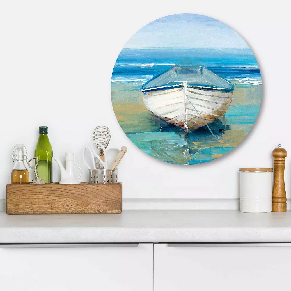 Courtside Market Eucalyptus Circular Board Wall Art 4 Courtside Market Eucalyptus Circular Board Wall Art - Image 2