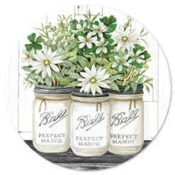 Courtside Market Love Gathers Here Circular Board Wall Art