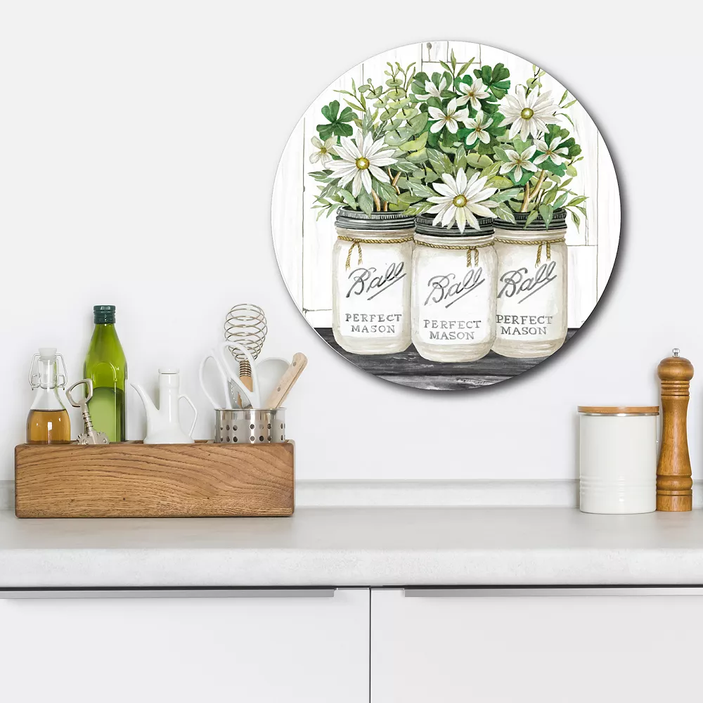 Courtside Market Love Gathers Here Circular Board Wall Art 4 Courtside Market Love Gathers Here Circular Board Wall Art - Image 2