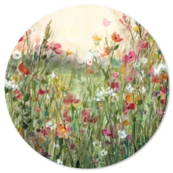 Courtside Market Spring In Full Circular Board Wall Art