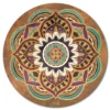 Courtside Market Boho Medallion II Circular Board Wall Art 1 Courtside Market Boho Medallion II Circular Board Wall Art -Home Decor Discount Store 5702592