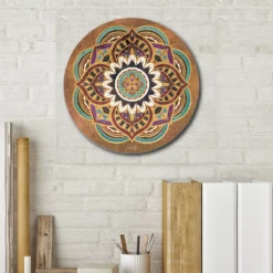 Courtside Market Boho Medallion II Circular Board Wall Art -Home Decor Discount Store 5702592 ALT3