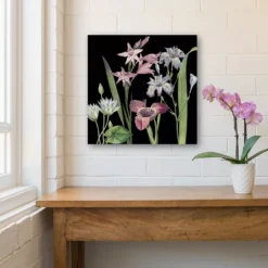 COURTSIDE MARKET Dusty Plum Botanical II Canvas Wall Art 8 COURTSIDE MARKET Dusty Plum Botanical II Canvas Wall Art -Home Decor Discount Store 5717302 ALT2