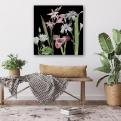 COURTSIDE MARKET Dusty Plum Botanical II Canvas Wall Art 9 COURTSIDE MARKET Dusty Plum Botanical II Canvas Wall Art -Home Decor Discount Store 5717302 ALT3