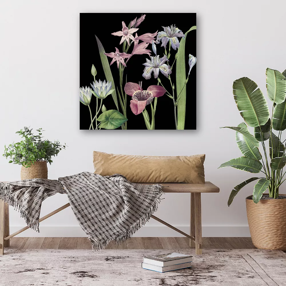 COURTSIDE MARKET Dusty Plum Botanical II Canvas Wall Art 6 COURTSIDE MARKET Dusty Plum Botanical II Canvas Wall Art - Image 4