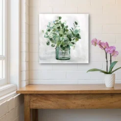 COURTSIDE MARKET Green Garden II Canvas Wall Art -Home Decor Discount Store 5717305 ALT2