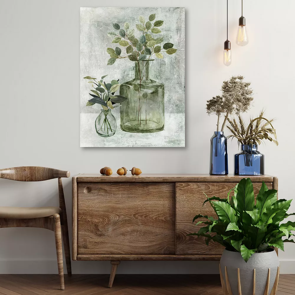 COURTSIDE MARKET Simply Green II Canvas Wall Art 6 COURTSIDE MARKET Simply Green II Canvas Wall Art - Image 4