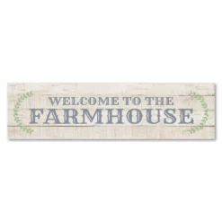 COURTSIDE MARKET Welcome Farmhouse Board Panel