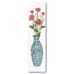 COURTSIDE MARKET Tile Vase Bouquet I Board Panel