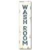 COURTSIDE MARKET Wash Room Sign Board Panel -Home Decor Discount Store 5791154