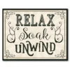 COURTSIDE MARKET Soak & Unwind Board Sign -Home Decor Discount Store 5791177