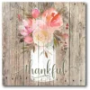 COURTSIDE MARKET Thankful Board Sign -Home Decor Discount Store 5791180