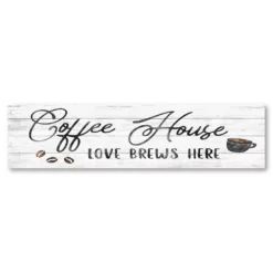 COURTSIDE MARKET Coffee House Board Panel
