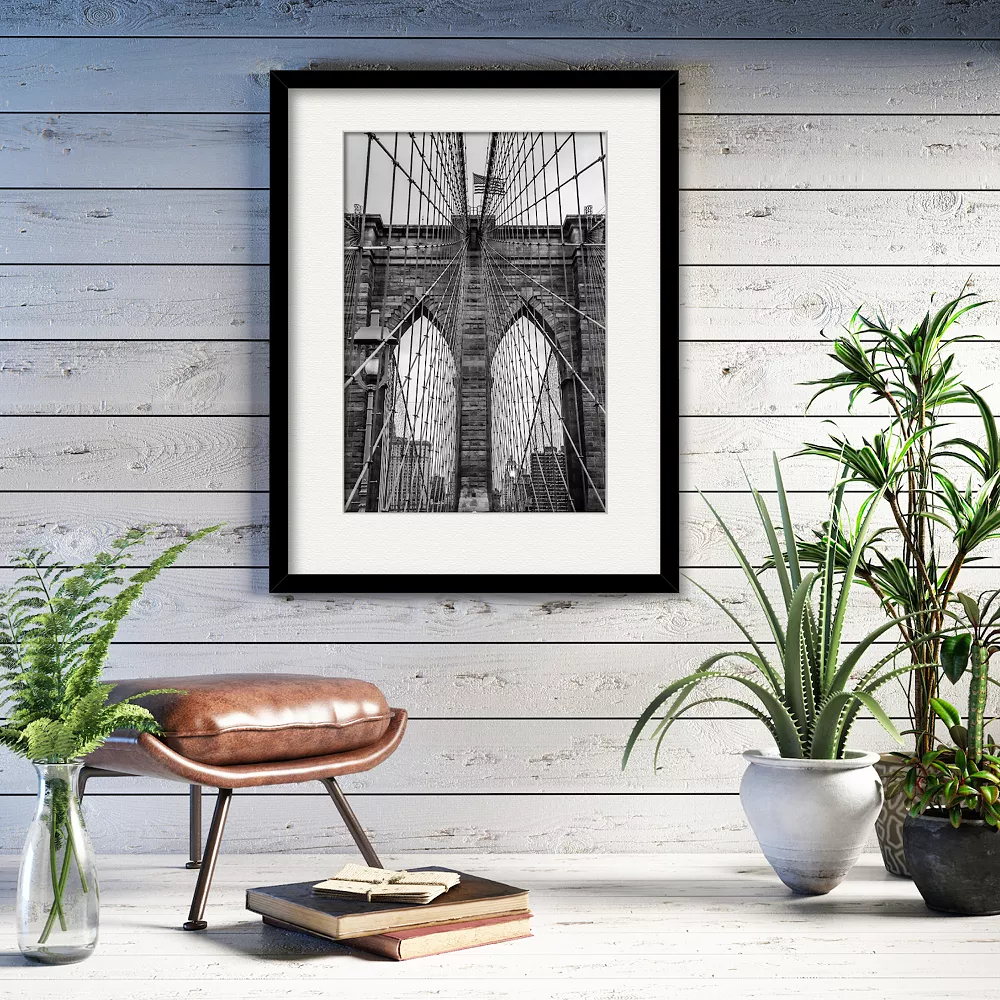 COURTSIDE MARKET Brooklyn Bridge Framed Wall Art 5 COURTSIDE MARKET Brooklyn Bridge Framed Wall Art - Image 3