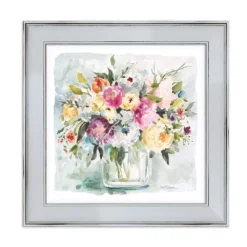 COURTSIDE MARKET Casual Arrangement Floral Framed Wall Art
